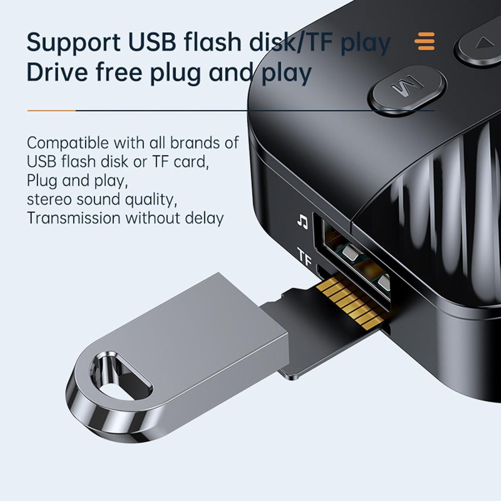 Bluetooth Transmitter Receiver Bluetooth 5.3 Audio Adapter for 3.5mm Jack Aux / RCA for Home Stereo / Smartphone/ Tablet / Laptop / Car Suport Most with Audio Transmitter Receiver