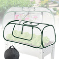 Garden Plant Covers Garden Covers with Roll-up Zipper Door Raised Garden Bed Cover Garden Row Plants Cover Accelerator Greenhouse Cover for Protecting Seedlings Fruits Vegetable Rows