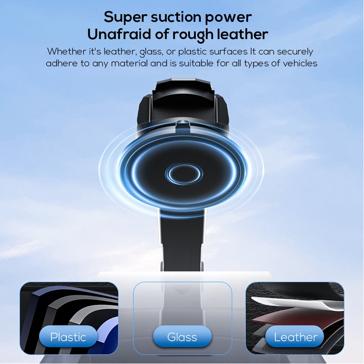 Car Fan Rechargeable Car Fan with 3 Speeds Low Noise Strong Magnetic/Vacuum Suction Cup No Trace Removable Car Suction Cup Fan for Vehicle Truck Suv Car Van Rv Pickup