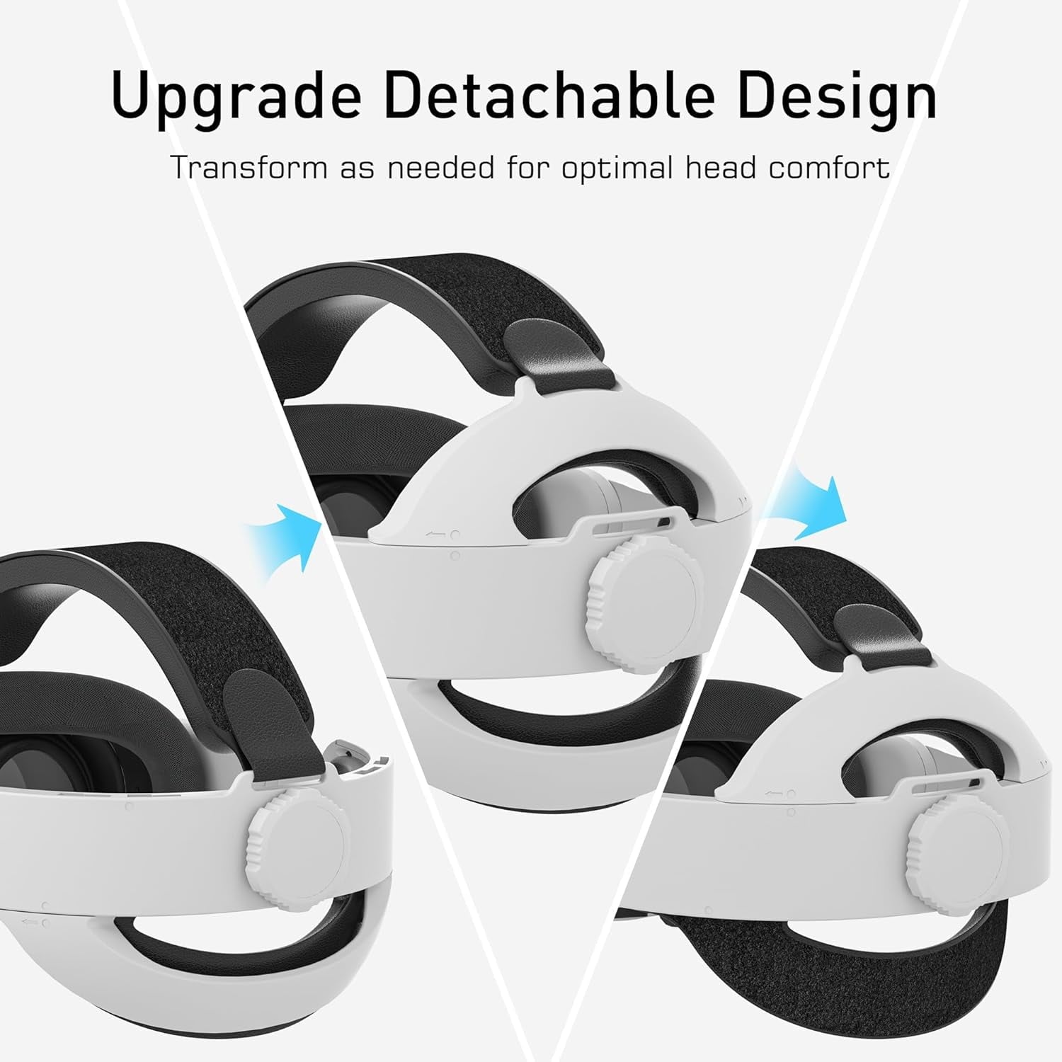 Head Strap for Meta Quest 3 Adjustable Headband Replacement for Elite Strap Enhanced Comfort and Gaming Immersion VR Accessories Compatible with Oculus/Meta Quest 3